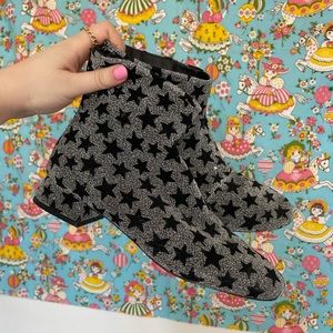 ASOS Black and Silver star boots